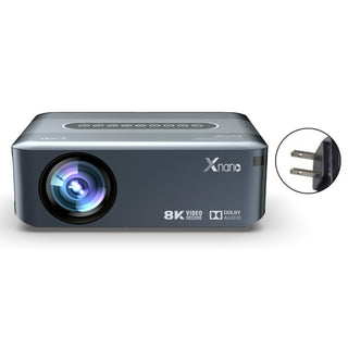 Ultra HD 8K Android Movie Projector – 1080p Home Theater with HDMI & USB, US Plug