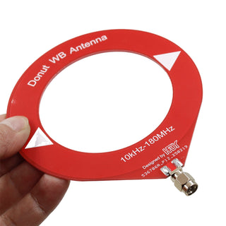 10kHz-180MHz Full-Band Ring Donut Antenna Shortwave/Medium Wave SDR Reception