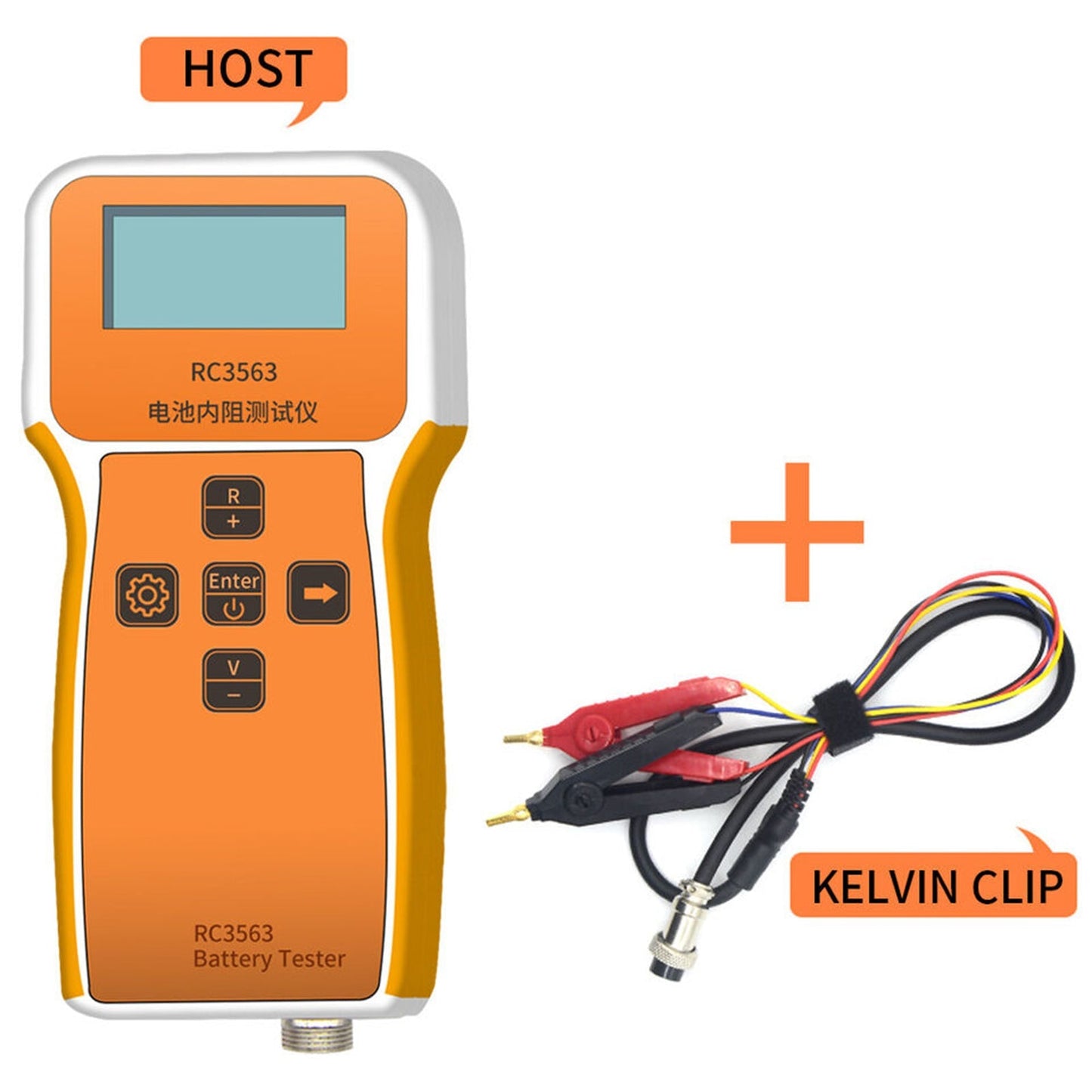 RC3563 Battery Voltage Meter Internal Resistance Voltage Tester Detector Generic