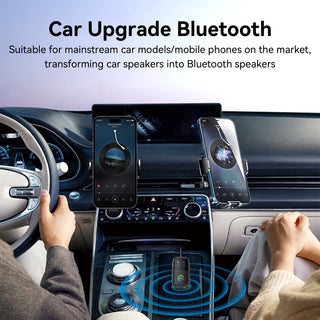 New Bluetooth Receiver Transmitter Two-in-One AUX Car Hands-free Audio Adapter