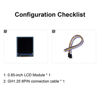 0.85" IPS Screen GC9107 Driver Chip SPI Interface LCD Screen Fit for Jetson Nano