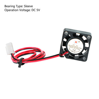 1Pc Brushless DC Cooling Blower Fan 5V 2006 20x20x6mm Sleeve 2 Pin Wire