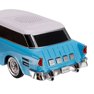 WS-1955 Bluetooth Replica Speaker Retro Speaker Car Design HD Sound TWS FM Radio