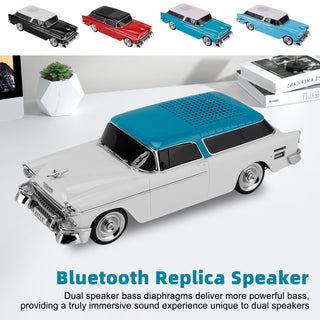 WS-1955 Bluetooth Replica Speaker Retro Speaker Car Design HD Sound TWS FM Radio