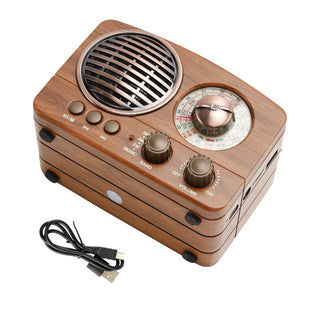Retro-Style Decorative Radio Mini Multifunction Music Player Bluetooth Speaker