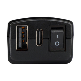Motorcycle USB Super Fast Charger Handlebar Holder PD+QC3.0 Tpye-C Power Adapter