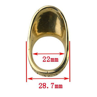 Archery 22mm Copper Thumb Ring Finger Guard Bow Hunting Gear