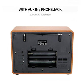 Retro-Style Decorative Radio Multifunction Music Player Bluetooth Speaker Radio