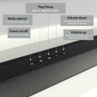 Bluetooth Subwoofer Audio Wireless Home Theater Soundbar Echo Wall Speaker