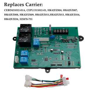 ICM282A Furnace Control Board For Carrier HK42FZ013 HK42FZ004 HK42FZ007