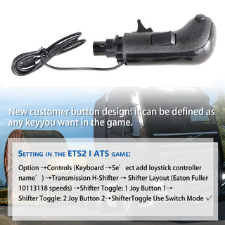 New PC USB Gear Simulator Shifter Knob for Logitech G923 G29 G27 G25 TH8A