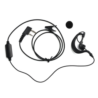 K-031 Pressure Wire Earhook Headset For TK-208 TH-D7 RPU416A KG-UVD1 TG-K4AT