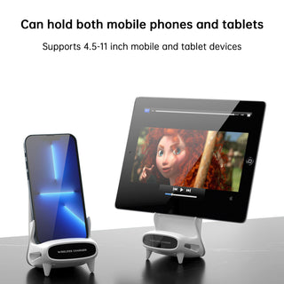 3 in 1 Charging Desktop Stand Mini Chair Wireless Fast Charger Holder for Phones