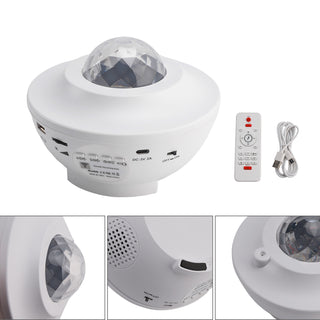 Projector Galaxy Starry Sky Night Light Ocean Star Party Lamp Bluetooth&Remote