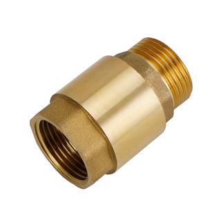 Brass Check Valve G1" 64x41mm Male Female Thread Non-Return Backflow Prevention