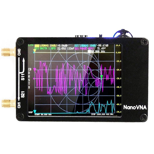 NanoVNA-H Vector Network Antenna Analyzer 50KHz-1.5GHz MF HF VHF UHF Bare Metal Generic