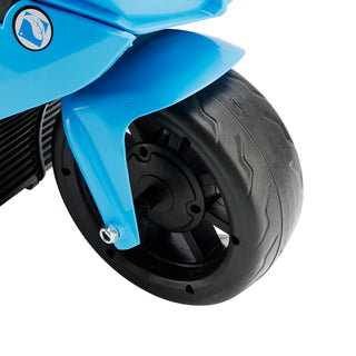 3Wheel 6V Kid Ride On Motorcycle Electric Toy With Remote Control LED Light Blue Toy