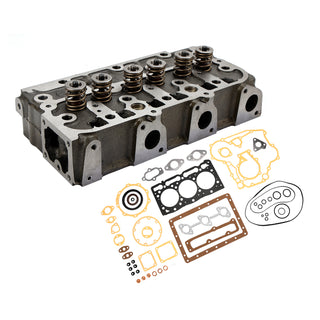 Complete Cylinder Head & Full Gasket Kit Compatible With Kubota D1305 Engine