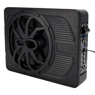 1200W Car Subwoofer 10" 12V Slim Under Seat Powered Car Subwoofer APP Control