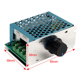 AC 220V Input Knob 20A DC 220V Motor Speed Controller Regulator Switch