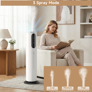 Aroma diffuser box Suitable for Indoor Pet Friendly Purification and filtration function 3-Speed Ultrasonic Cool Mist Humidifier Babies Friendly Plant Friendly 1.98gal/7.5L Bedroom Silent Humidifier Suitable for Large Room