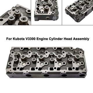 For Kubota V3300 V3300-DI Complete Cylinder Head With Valve Engine 12Valve