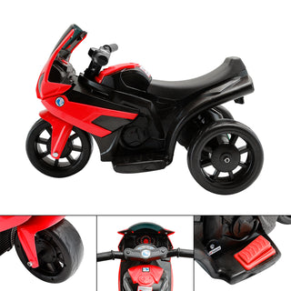 Kids Electric Ride-On Motorcycle 3-Wheel with Remote Control – Red