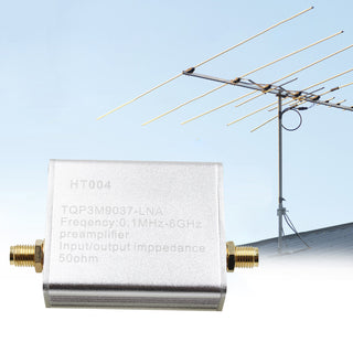Full Band Low Noise Amplifier 20dB High Gain Power Preamplifier HT004 100K-6GHz