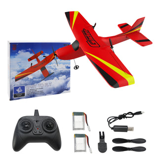 Z50 RC Airplane – 2CH Indoor Plane with 2 Batteries & Gyro