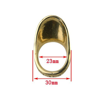 Archery 23mm Copper Thumb Ring Finger Guard Bow Hunting Gear