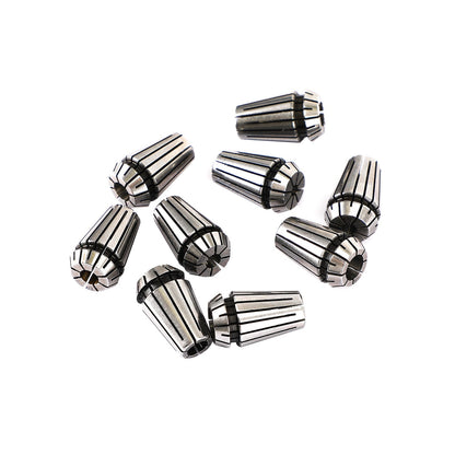 9Pcs ER16 Spring Collet Set For CNC Milling Lathe Tool Engraving Machine Steel Generic