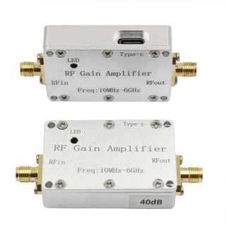 10M-6GHz RF Amplifier 40dB High Gain Driver Receiving Amplifier Receiver System