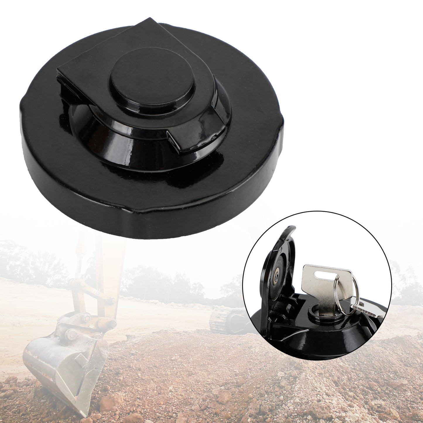 15521-00500 Fuel Tank Cap 1552100500 For Takeuchi TB016 TB015 TB014 TB125 TL26 Generic