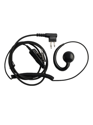 M-018 Small PTT-B6 Curve Hook Earhook Headset For GP300 CP100 SP50+ PRO3150 P110