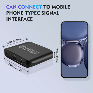 4K60TYPE-C to HDMI+TYPE-C Adapter Support Different Same Display Splitter MST/PD
