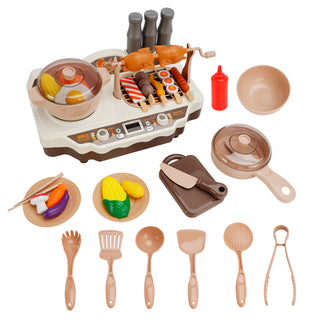 36Pcs BBQ Toy Simulation Skewers Hot Pot Food Toy For Boys And Girls Cooking Set