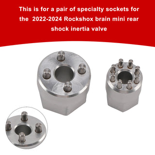 RockShox Brain Inertia Valve Tool 2022-2024–Socket Set for Specialized MINI Shock