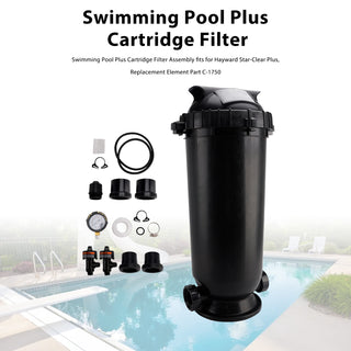 W3C17502 Pool Cartridge Filter Assembly 175 Sq.Ft For Hayward StarClear Plus Replacement Element Part C-1750