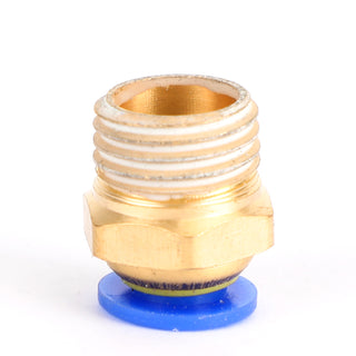 10 Pieces Pneumatic 6mm Tube X 1/4" Npt Male Connector Push To Connect Fitting