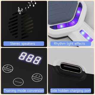 Music Boxing Machine Gym Office 9 Modes & 9 Speeds Boxing Workout Equipment Target for Home Boxing Wall Mount Machine for Adults Teens Smart Bluetooth Punching Trainer with Gloves