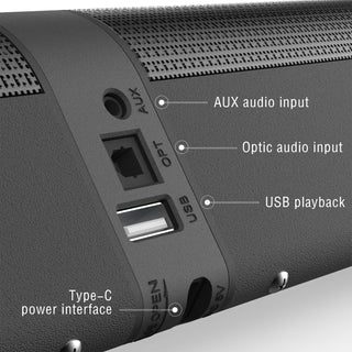 Detachable Surround Sound Bar Bluetooth 2 Speaker in 1 Subwoofer TV Home Theater