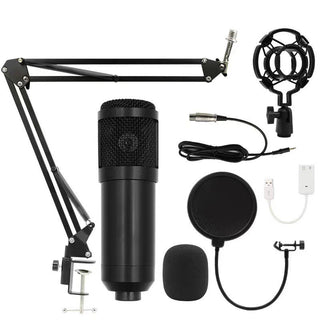 BM800 USB Condenser Microphone for PC Studio Microphone Kit Streaming Gaming