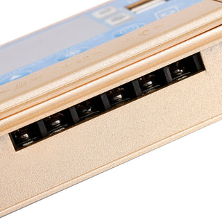 50A MPPT Solar Charge Controller with Bluetooth & APP, 12V/24V Auto for LiFePO4 & Lead-Acid Batteries (Gold)