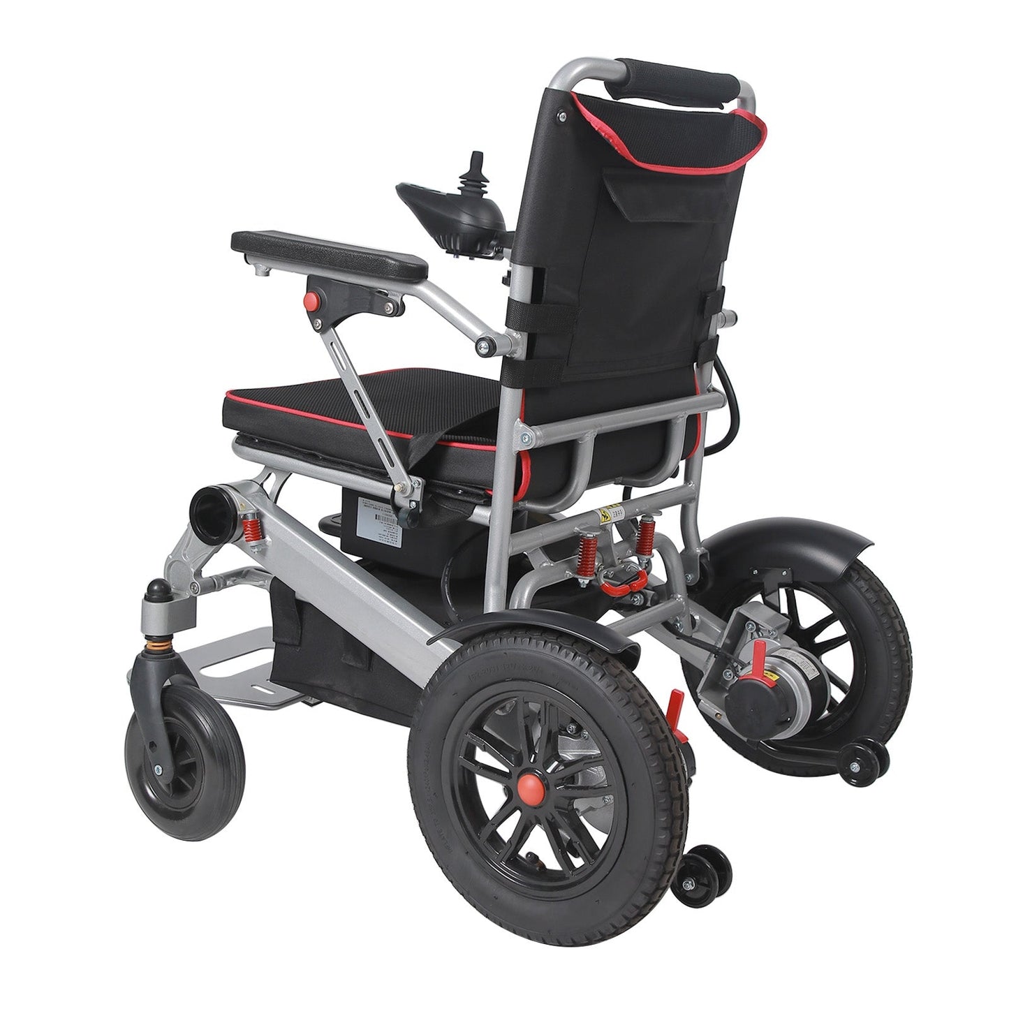 Seniors Compact Portable Airline Approved Electric Wheelchair for Adults Intelligent Power Wheelchairs Lightweight Foldable All Terrain Motorized Wheelchair