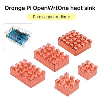 Banana Pi Radiator OpenWrtOne Pure Copper Heat Sink with Adhesive CPU Cooler