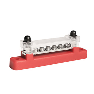 2pcs 6 Way 48V 150A Bus Bar Power Distribution 12xTerminals Block For Car Marine