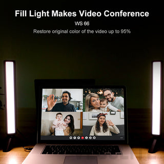 WS66 RGB LED Video Light Fill Light Video Camera Mobile Phone Live Photography