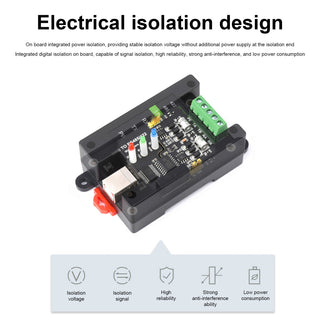 Isolated Converter USB to RS485/RS422 Protect Circuits Support Wall-Mounted Rail