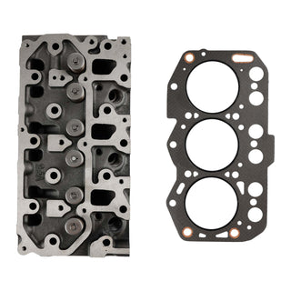 Complete Cylinder Head & Full Gasket Kit Compatible With Yanmar 3TNV76 Engine