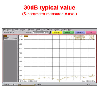 10M-6GHz RF Amplifier 30dB High Gain Driver Receiving Amplifier for GPS Receiver